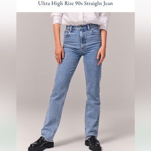 Abercrombie & Fitch 90s ultra high rise jeans - NEVER WORN